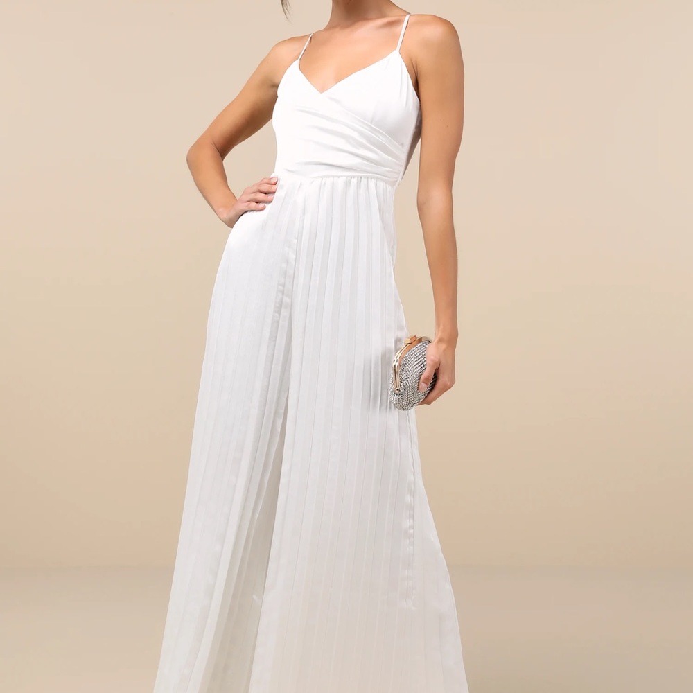 Lulus Satin Jumpsuit